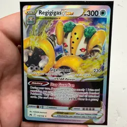 POKEMON 3 CARD LOT - Lucario VSTAR SWSH291 - Regigigas VSTAR GG55 and 114/159 - Image 3
