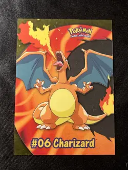 2000 Topps Pokemon TV Animation Series 2 #PC3 Charizard #06 Clear Card - Image 1