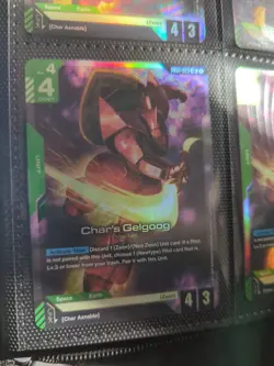 Gundam Card Game Char's Gelgoog Newtype Rising GD01-023 LR English - Image 1