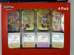 Pokemon 4 Mini Tins plus 4 Promo Cards Bundle 151 Sam’s Club Exclusive Both Sets - Image 2