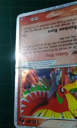 Pokemon Card EX Unseen Forces 104 Ho-Oh EX Holo Ultra Rare 2005 Nintendo HP - Image 3