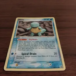 Pokemon Card Ditto (Squirtle) Delta Species 64/113 Common MP 2005 - Image 2