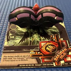 Bakugan:Battle Brawlers | Darkus ??Ravenoid | 530G | +Hot Wind Card ?? | 10/15a - Image 3