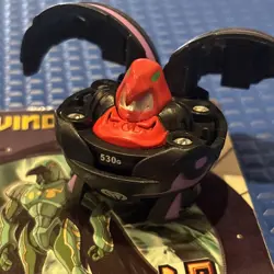 Bakugan:Battle Brawlers | Darkus ??Ravenoid | 530G | +Hot Wind Card ?? | 10/15a - Image 4