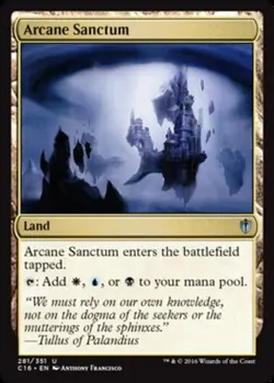 MTG - Arcane Sanctum - Commander 2016 - NM, English Magic FLAT RATE SHIP - Image 1