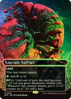 MTG - Raging Ravine - Foil - Stellar Sights - Edge of Eternities - Magic - Image 1