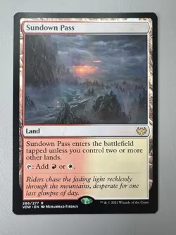MTG Sundown Pass Innistrad: Crimson Vow #266 | NM | MTG Magic The Gathering - Image 1