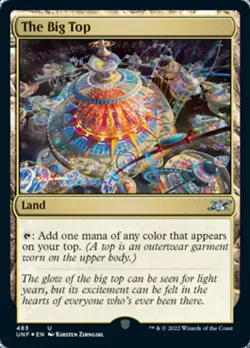 1 x The Big Top - Galaxy Foil - Unfinity - NM-Mint - MTG - Image 1