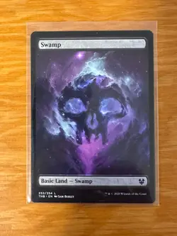 Swamp Full Art Land #252 - Theros Beyond Death THB - MTG Full Art Non-Foil - Image 1