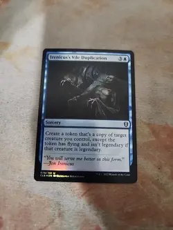 Irenicus's Vile Duplication Foil Commander Battle For Baldur's Gate MTG NM - Image 1