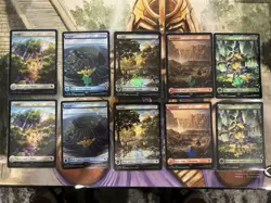 Final Fantasy Chocobo Track Stamped Foil Lands Set of 10 English Bundle - NM/M - Image 1