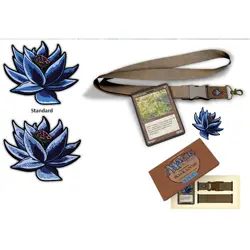 MtG Augmented Realty Pin & Lanyard Set: Black Lotus - Image 1