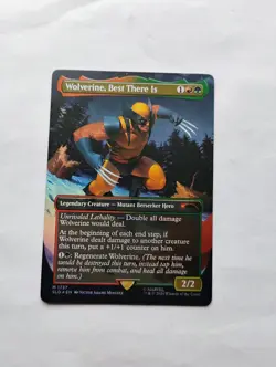 Wolverine Best There is SLD Rainbow Foil MTG x Marvel - Image 1