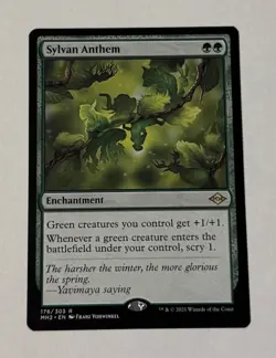 MTG Sylvan Anthem - Modern Horizons 2 NM - Image 1