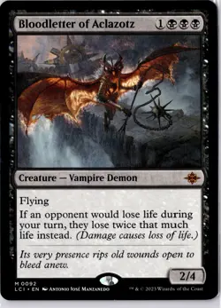 Bloodletter of Aclazotz The Lost Caverns of Ixalan Regular NM Mythic 0092 - Image 1