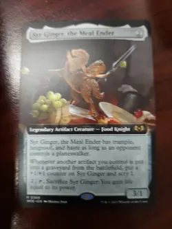 Syr Ginger, the Meal Ender (Extended Art) Wilds of Eldraine Regular - Image 1