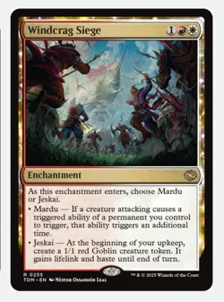 Windcrag Siege | MTG Tarkir Dragonstorm TDM | Boros Mardu Jeskai | Rare | NM - Image 1