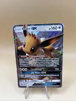 Eevee GX SM175 Sun & Moon Black Star Promo Pokemon TCG LP - Image 1