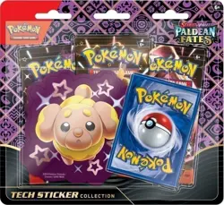 Pokemon Scarlet & Violet Paldean Fates Tech Sticker Collection | Shiny Fidough - Image 1