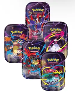 Pokemon TCG Mega Evolutions Mini Tin Complete Art Set of 5 Tins - New & Sealed - Image 1