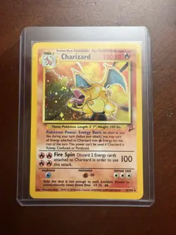 Pokemon TCG Charizard Base Set 2 4/130 Holo Unlimited Holo Rare - Image 1