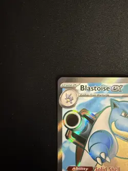 Pokemon TCG Blastoise EX Full Art 184/165 Scarlet and Violet 151 Ultra Rare - Image 3