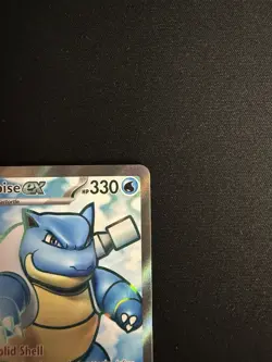Pokemon TCG Blastoise EX Full Art 184/165 Scarlet and Violet 151 Ultra Rare - Image 4