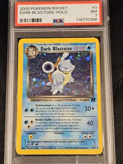 PSA 7 - Holo Dark Blastoise #3 - 2000 Pokemon Rocket - Image 1