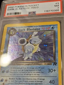 PSA 7 - Holo Dark Blastoise #3 - 2000 Pokemon Rocket - Image 3