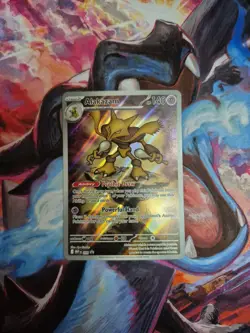 2025 Pokemon Mega Evolutions Alakazam Black Star Promo #9 LP - Image 4