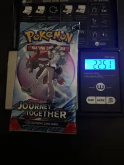 Heavy! Over 22.51 Gram Pokemon Journey Together Booster Pack Sealed - Image 1