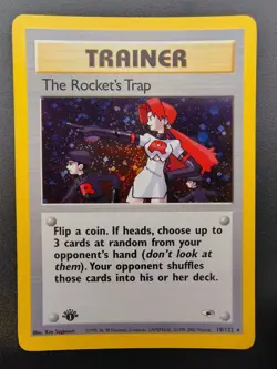 Pokemon Gym Heroes - The Rocket's Trap 19/132 - First Edition - Holo - NM - Image 1