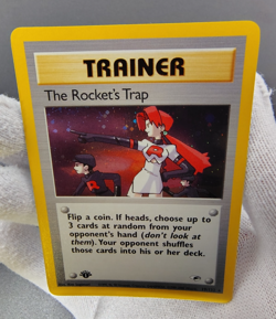 Pokemon Gym Heroes - The Rocket's Trap 19/132 - First Edition - Holo - NM - Image 2