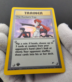 Pokemon Gym Heroes - The Rocket's Trap 19/132 - First Edition - Holo - NM - Image 3