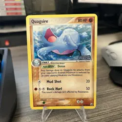 Pokemon Quagsire 44/115 Unseen Forces Reverse Holo LP - Image 1