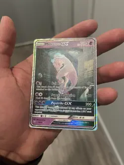 Pokemon TCG Mewtwo GX 39/73 Shining Legends Holo Ultra Rare 2017 - Image 1