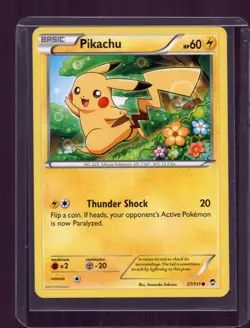 2014 Pokemon TCG Pikachu XY Furious Fists 27/111 Common - Image 1