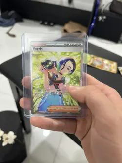 Pokemon Twilight Masquerade Perrin Full Art Trainer #220 Pack Fresh - Image 4