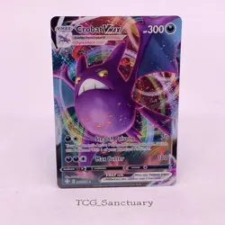 Pokemon Crobat VMAX Ultra Rare Full Art 045/072 Shining Fates NM - Image 1