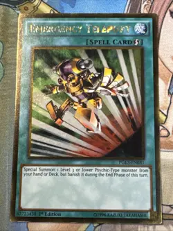 Yugioh Emergency Teleport - PGL3-EN081 - 1st Ed Gold Rare - Image 1