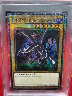 Red-Eyes Black Dragon TN23-EN003 Yugioh (Quarter Century Secret Rare) PSA 10 - Image 2