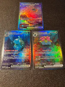 TRIO of special Pokemon Fan Card - Charizard, Blastoise, Venusaur - NM or M - Image 2