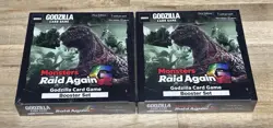 x2 - Godzilla Card Game Set 2 Booster Box "Monsters Raid Again" {English} - Image 1