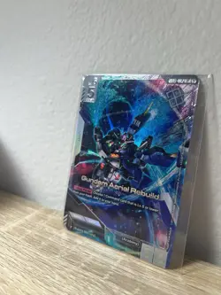 Gundam Aerial Rebuild GD01-066 LR Newtype Challenge Winner Promo Card - Image 2