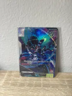 Gundam Aerial Rebuild GD01-066 LR Newtype Challenge Winner Promo Card - Image 3