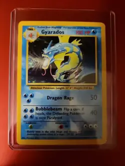 Gyarados Pokemon Holo 6/102 Base Set Hologram Single Card Unused - Image 1