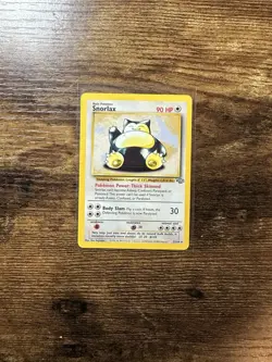 Snorlax 27/64 Jungle Rare Non-Holo Vintage Pokemon TCG Card 1999 WOTC - Image 1