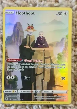 Hoothoot TG12/TG30 Holo Rare Astral Radiance Pokemon TCG Card NM Condition - Image 1