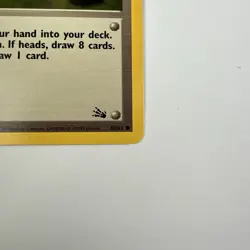 Gambler 1st Edition - 60/62 - Common Trainer Card - Fossil Set 1999 WOTC Pokemon - Image 4