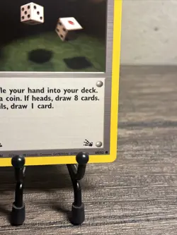 Pokemon Fossil Common Card - Trainer Gambler 60/62 Unlimited Edition-LP!! - Image 5